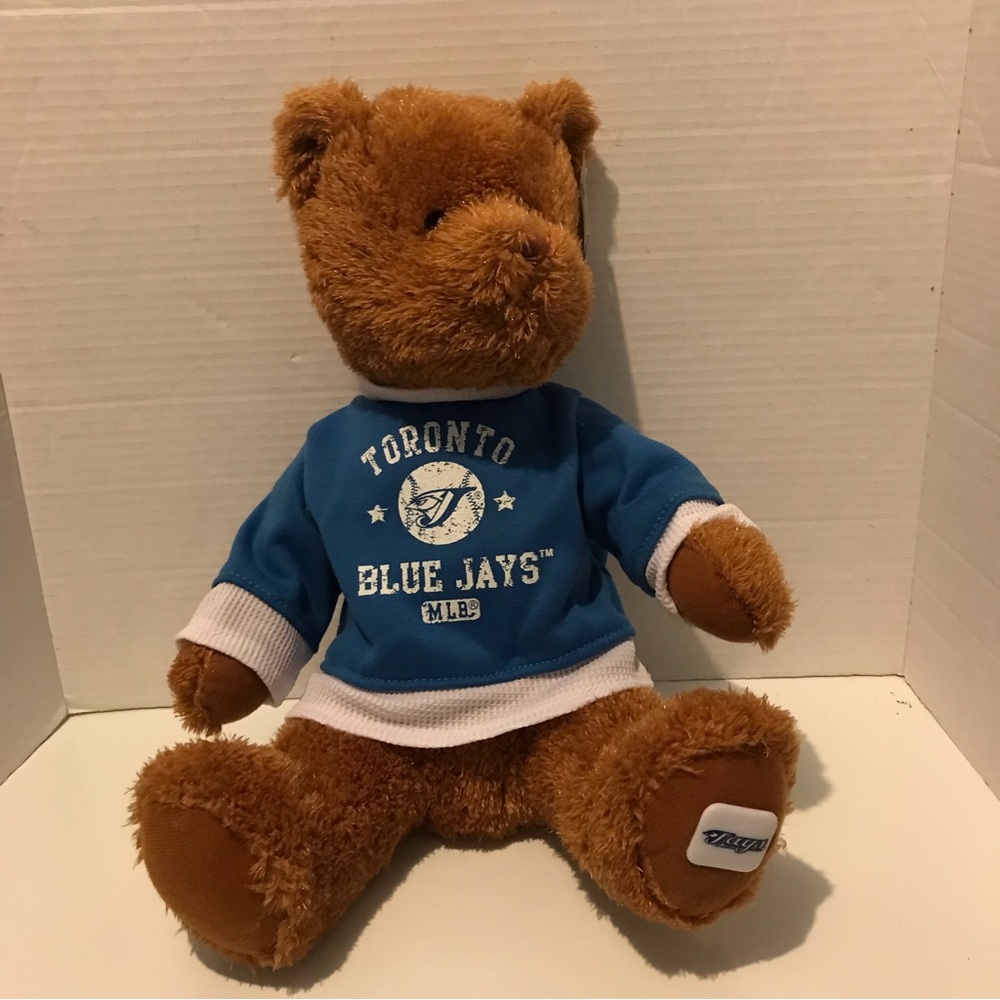MLB Toronto Blue Jays 2009 teddy plush in removable blue jersey